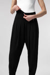 Pantalones Boho Negros Sueltos